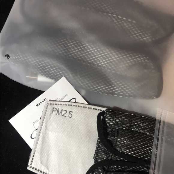 Shimmery led Face Mask. Unisex Mask - Picture 3 of 12